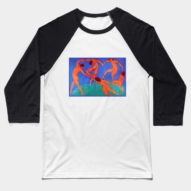 Dance II (1910) Baseball T-Shirt by WAITE-SMITH VINTAGE ART